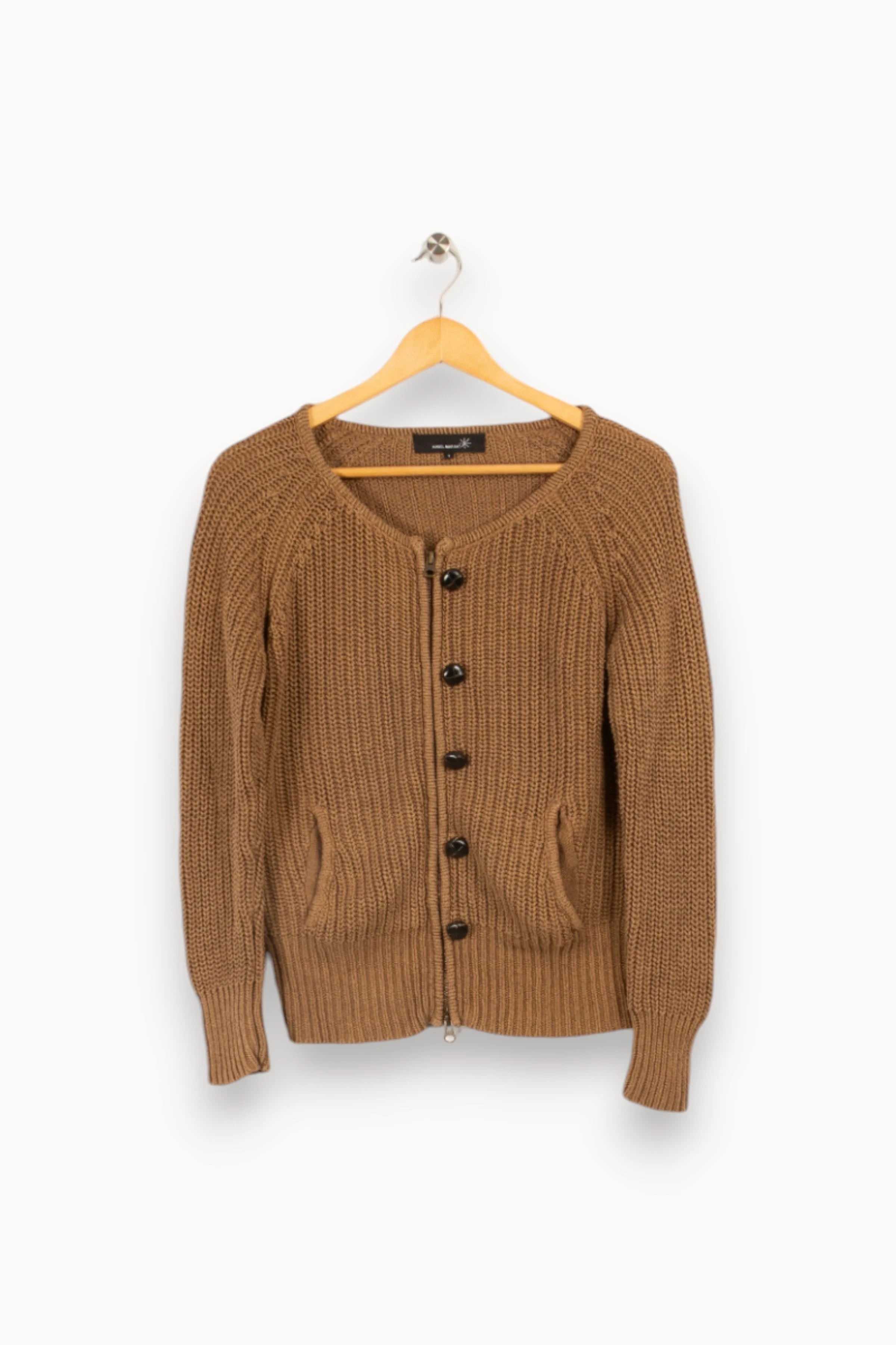 Cardigan marron | Marron