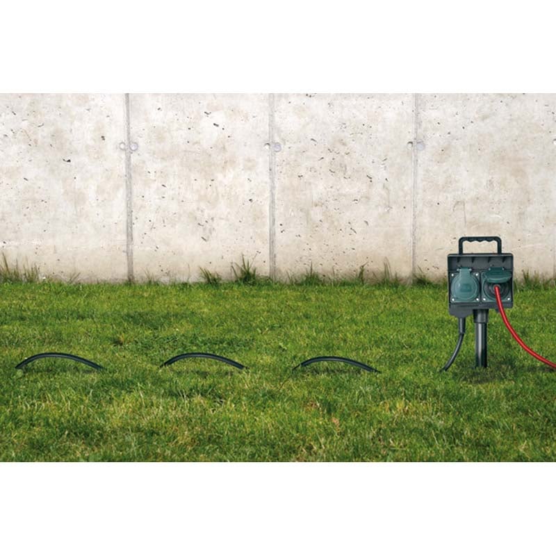Brennenstuhl Gartensteckdose 1154430 stekkerblok voor grasveld 2 aansluitingen 1.4m
