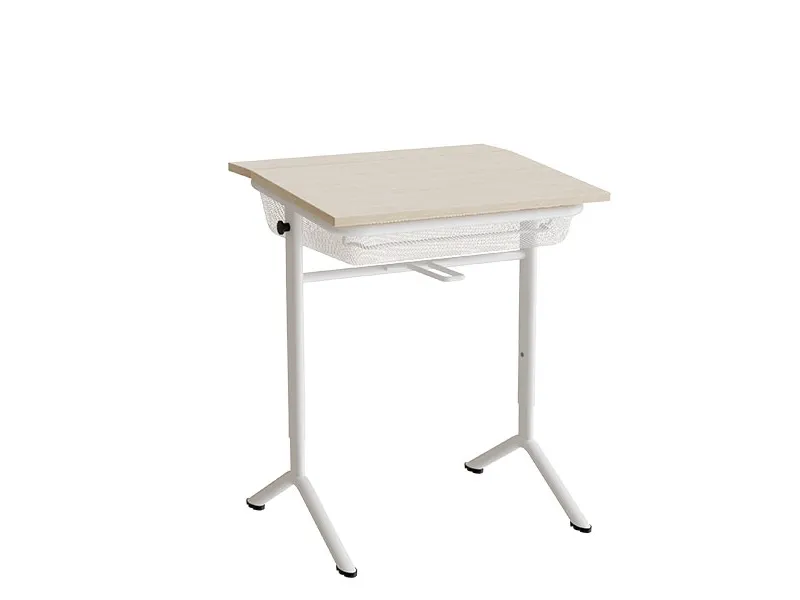 Elevbord Atlas 1128, 650x550mm, eg højtrykslaminat, sortolivent stel