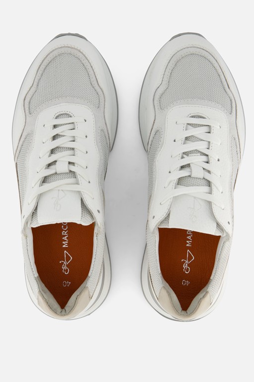 Marco Tozzi Sneakers wit Leer