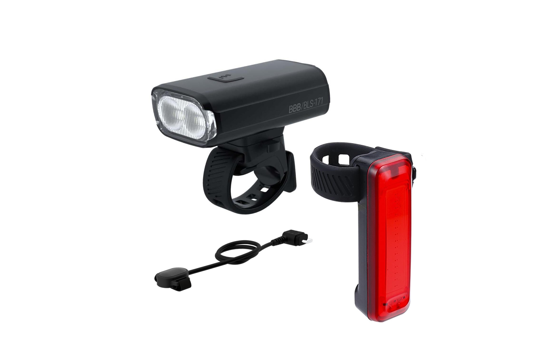 Velolampe StrikeDuo 1200 +Signal BLS-137Fahrradbeleuchtung Set