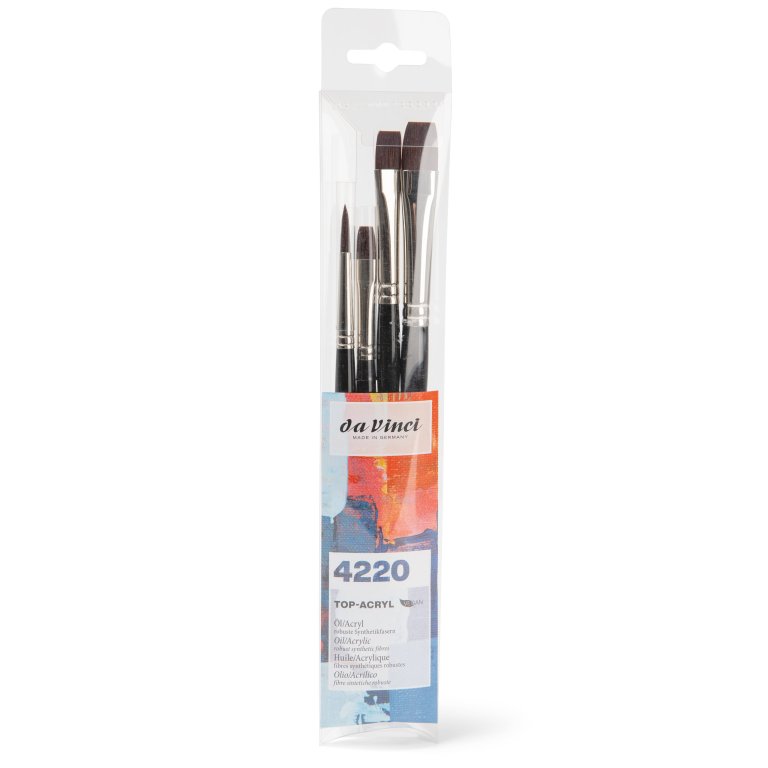 Da Vinci Acrylpinsel Top-Acryl, Set 4220