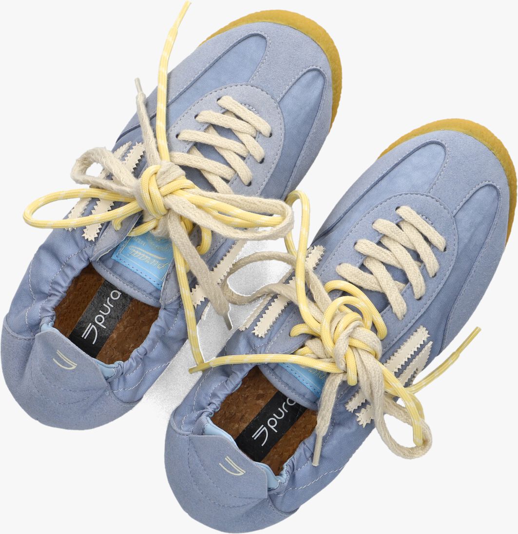 blauwe puraai lage sneakers panther