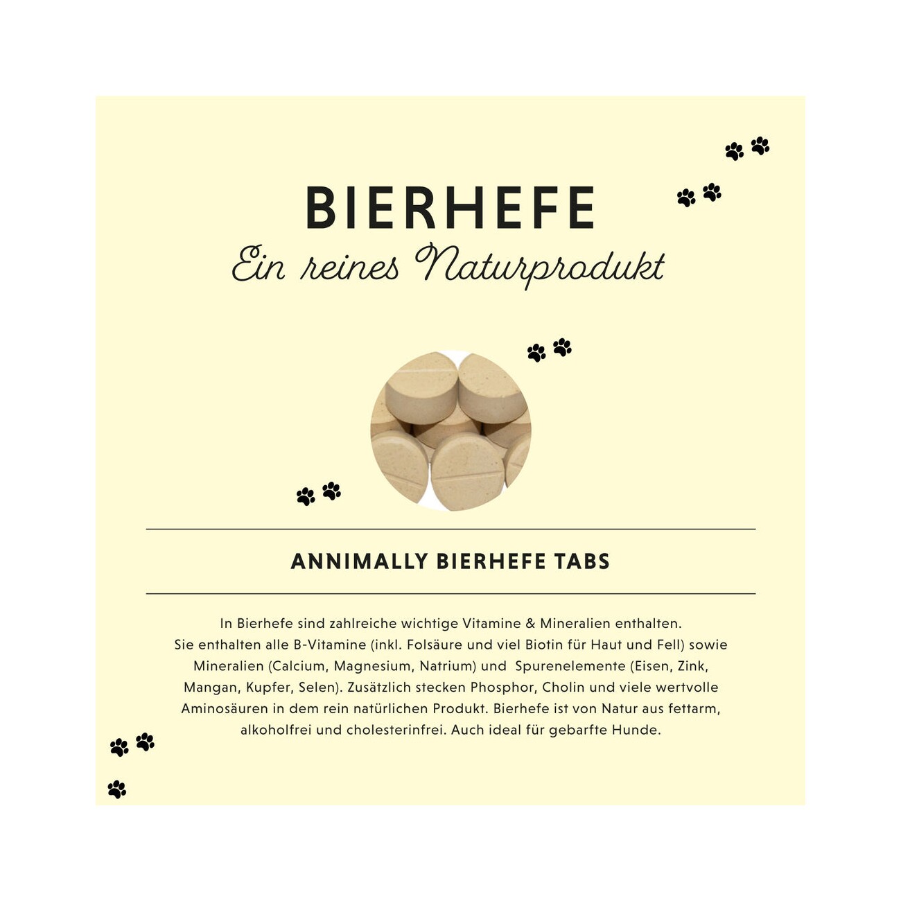 Annimally Bierhefe Tabletten 100 Stück