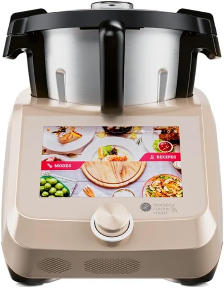 SILVERCREST® Küchenmaschine Monsieur Cuisine Smart SKMS 1200 B1 Farbe: Champagner