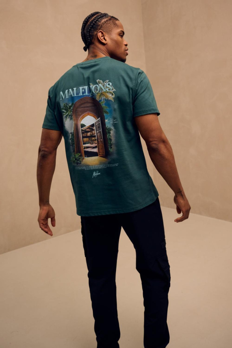 Malelions groene heren t-shirt