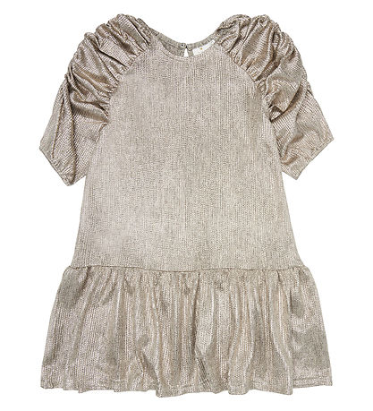 The New Kleid - Rib - TNLeah 3/4 Dress - Gold