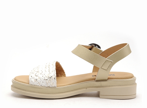 Minka nu pieds plats femme iggy blanc
