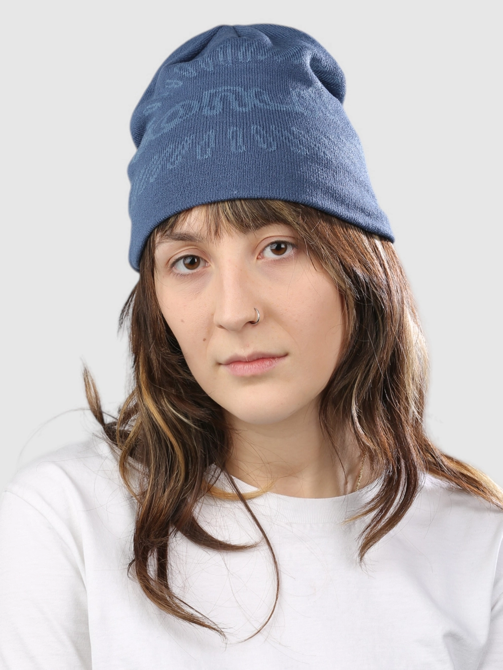 Donut Media Burst Skully Beanie navy
