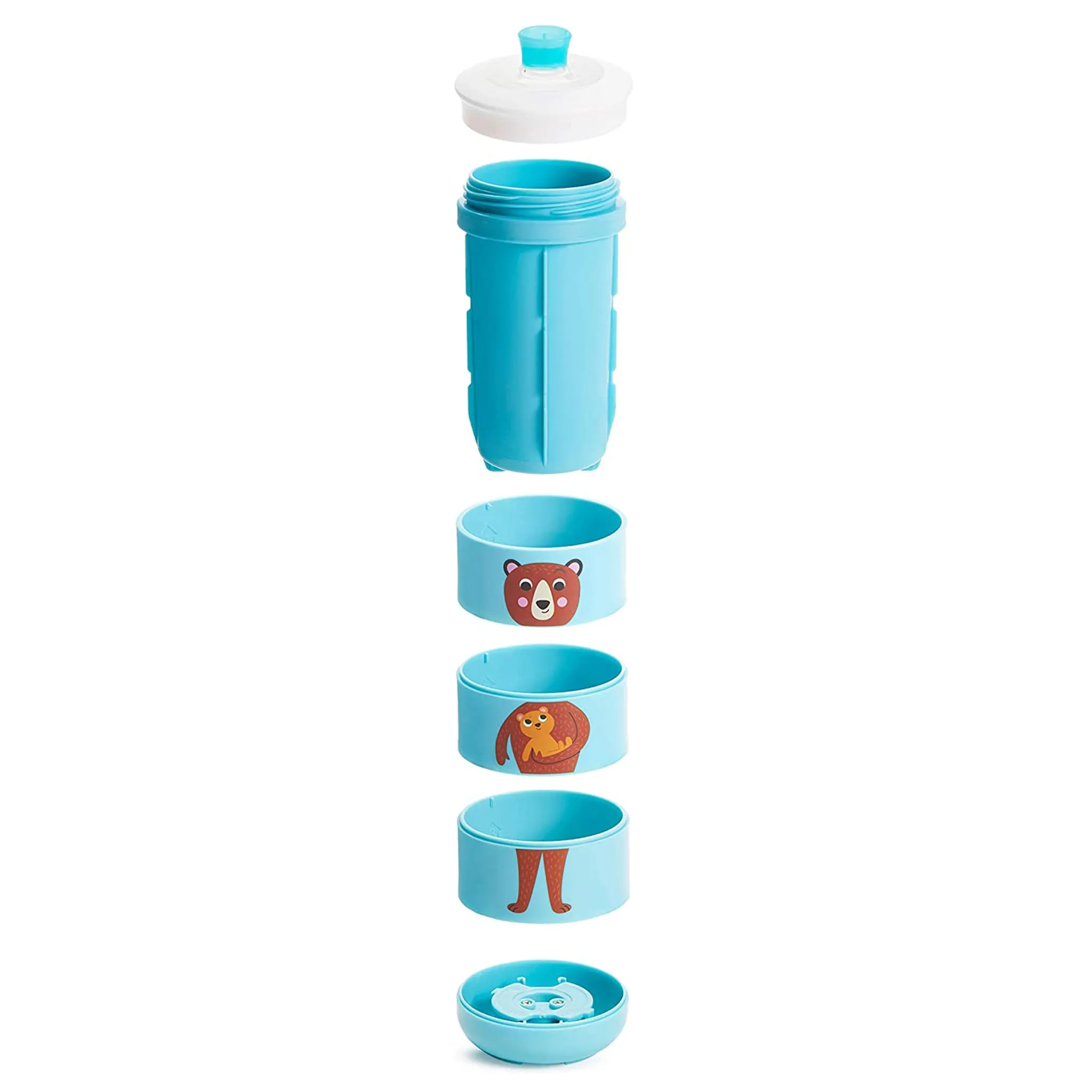Munchkin Tasse Twisty 9oz - Animaux Bleus