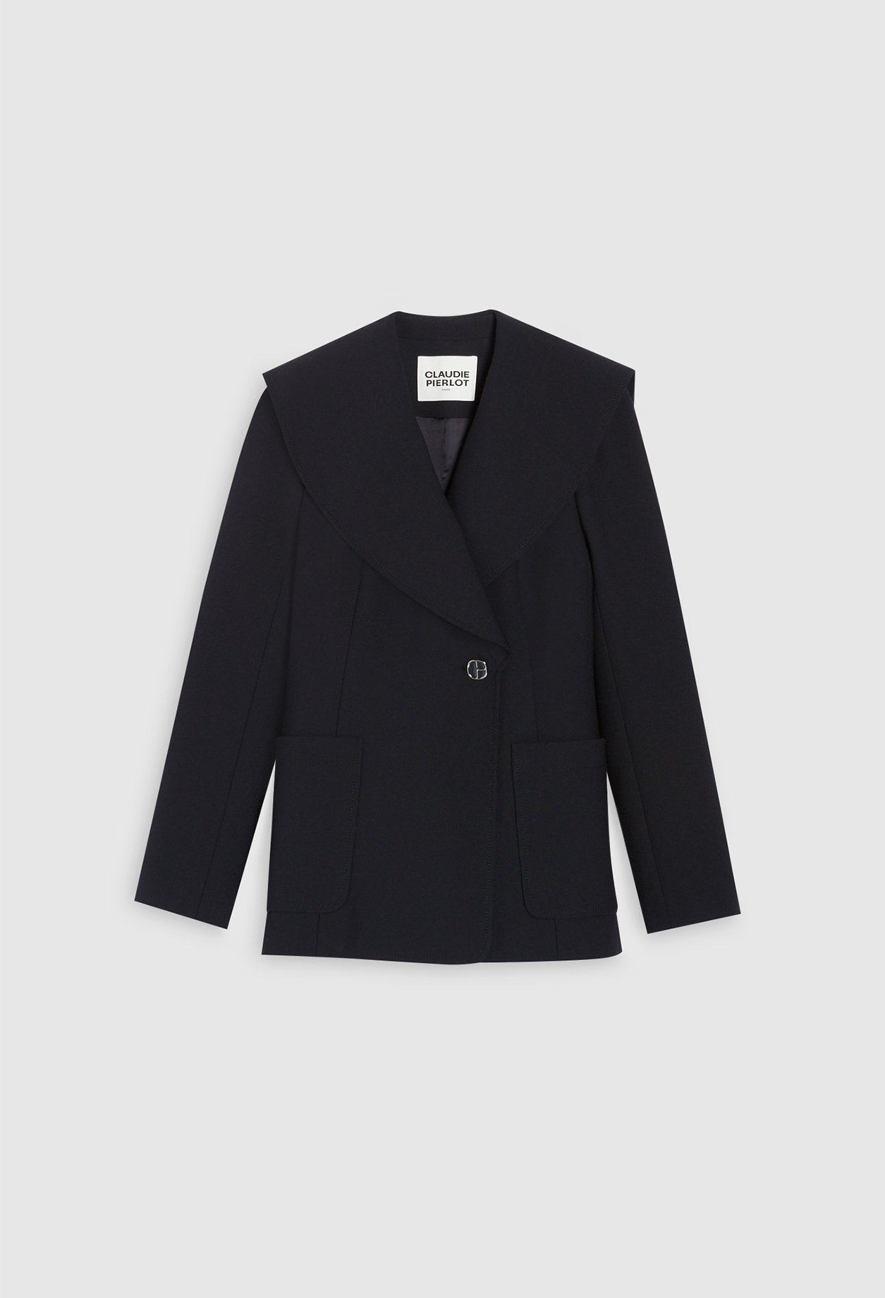 Veste &agrave; col marin