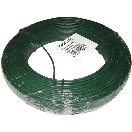 Fil de tension pour grillage Ø 2,7 mm, plastifié vert