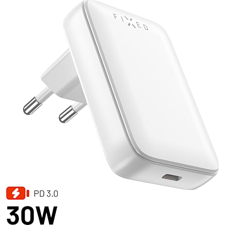 Fixed oplader 30 W - hvid
