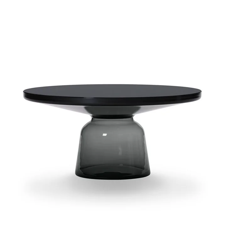 ClassiCon - Bell Couchtisch, Stahl schwarz brüniert / quarz-grau