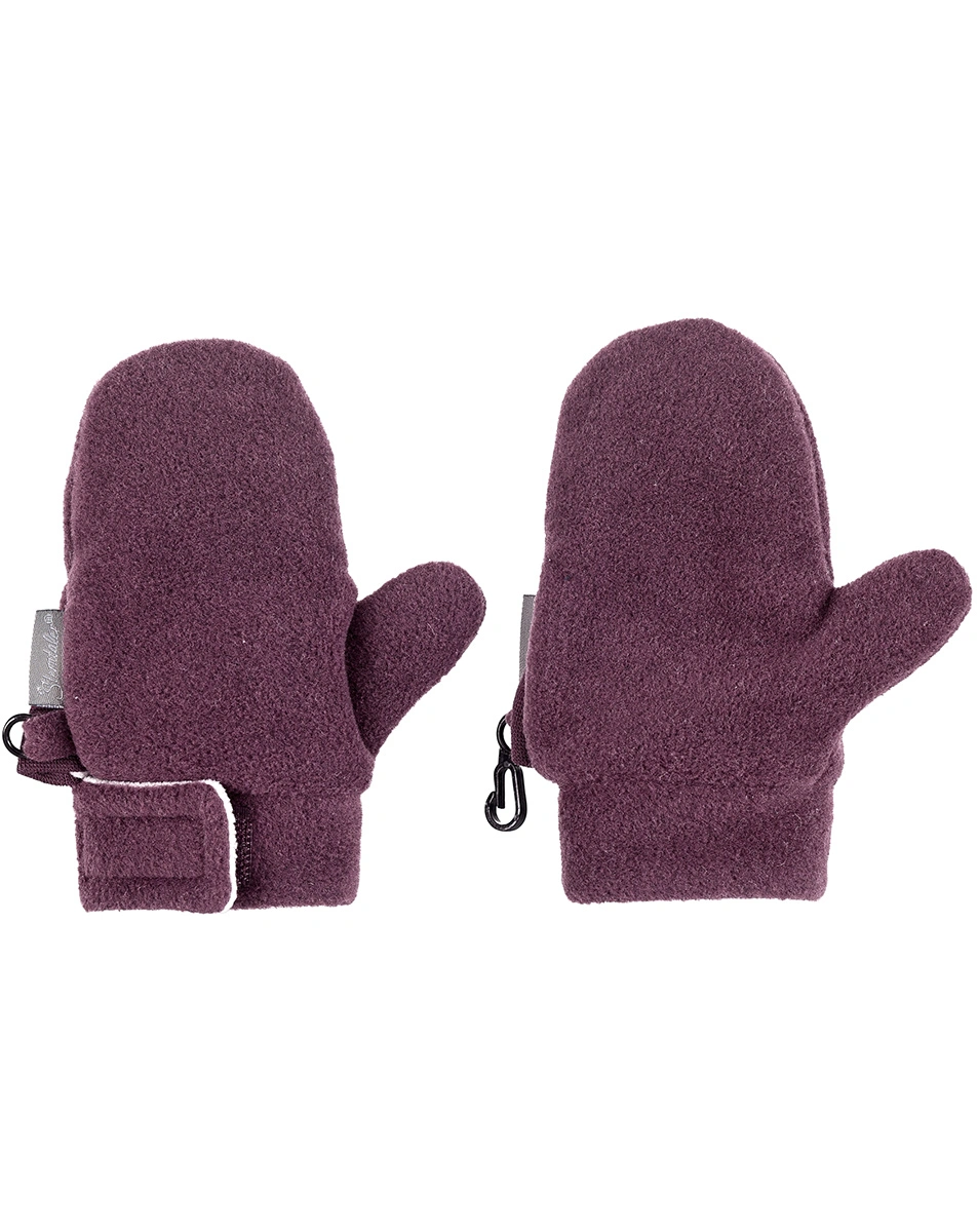 Fleece-Fäustlinge COSY in brombeere