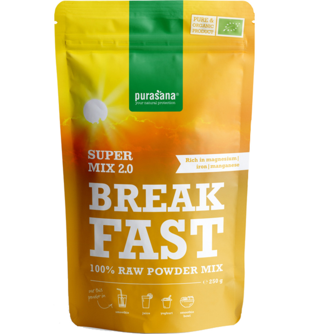 Purasana Breakfast Mix 2.0 Vegan Bio (250 gr)