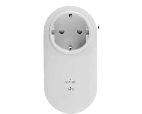 Popp smart plug met meter- en repeaterfunctie, wit - Compatibel met SMART HOME van hornbach