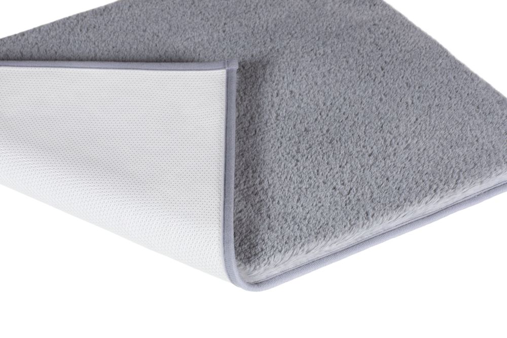 PANA® Badematte • Badteppich • WC Vorleger • in Hasenfelloptik • Duschvorleger • verschiedene Formen & Farben