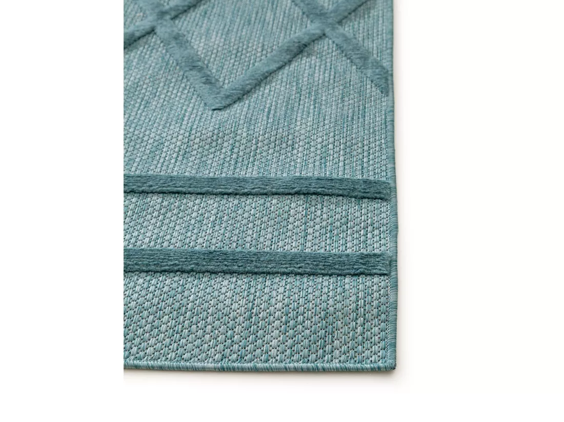 Tapis d'extérieur & intérieur Bonte Turquoise 80x150 cm