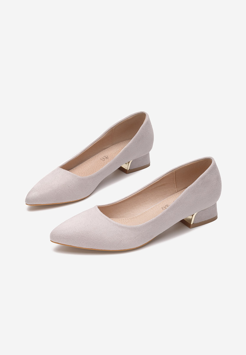 Chaussures à petit talon gris Lexie