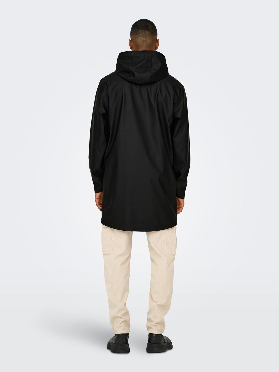 ONSLUCA Regenmantel Black