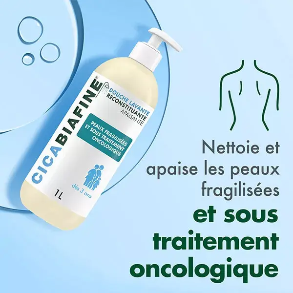Biafine Cicabiafine Gel de Banho Calmante e Reconstituinte 1L