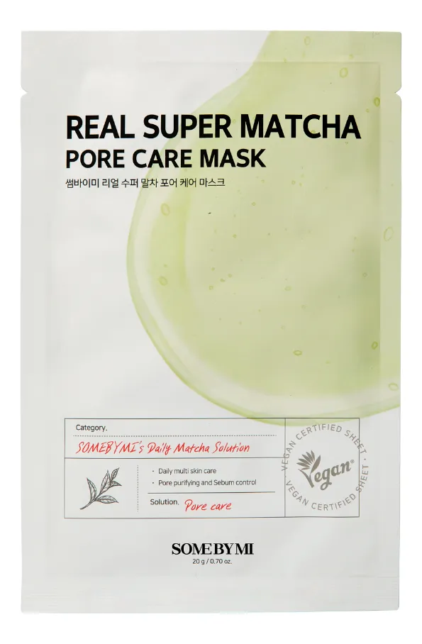 Some By Mi Real Super Matcha Pore Care Mask - 20 g.