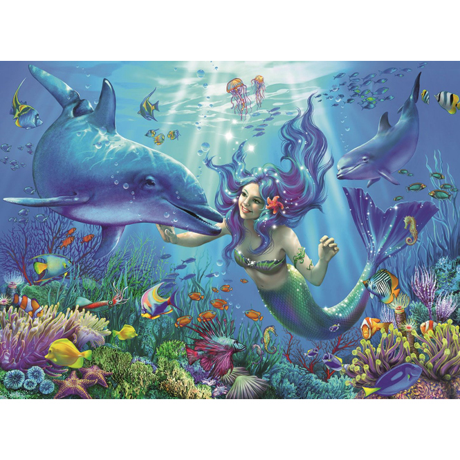 Puzzle - Leuchtendes Unterwasserparadies - 200 XXL Teile - Starline