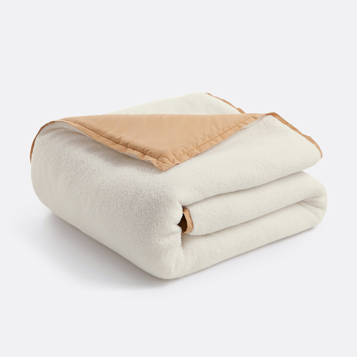 LA REDOUTE INTERIEURS<br>Edredom acolchoado em sherpa e algodão lavado, Walls