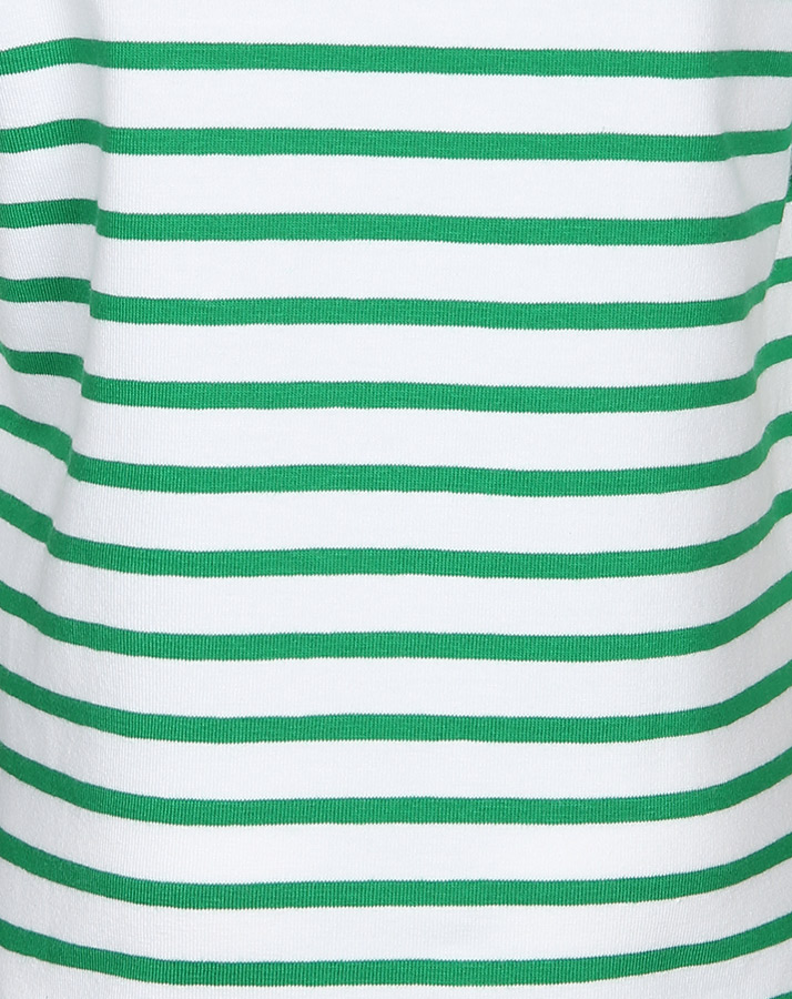T-Shirt MÜLLAUTO MAMPFI in weiß/grün gestreift