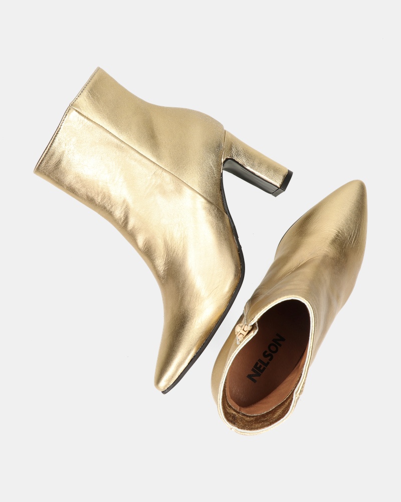 Nelson Rits- & gesloten boots  - goud