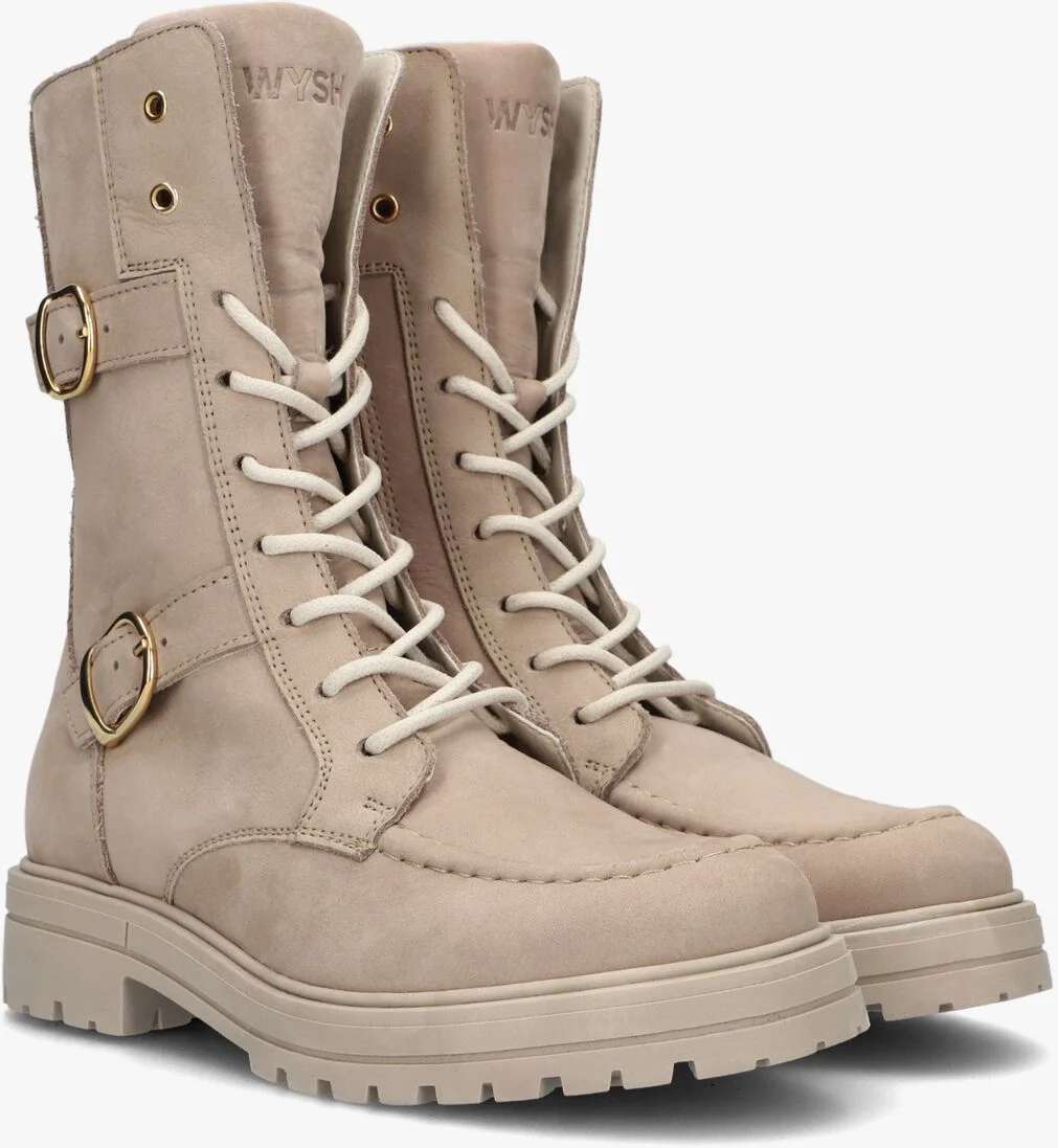 WYSH taupe wysh veterboots karlie