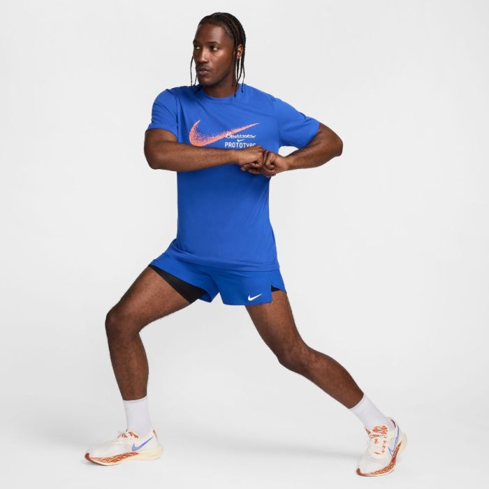 Nike Herre T-shirts DRI-FIT Founders Short Sleeve Tee Blå