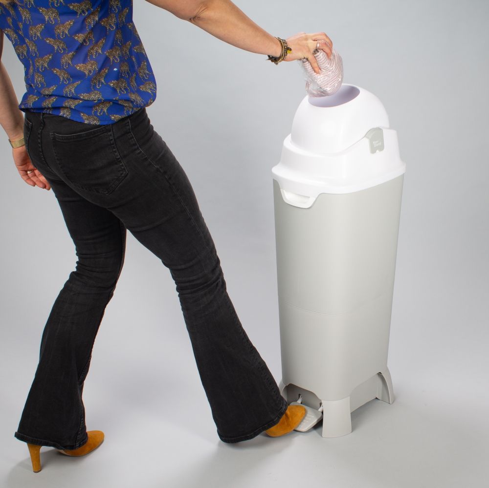 Diaper Champ ONE Maxi Handsfree Geruchsdichter Windeleimer