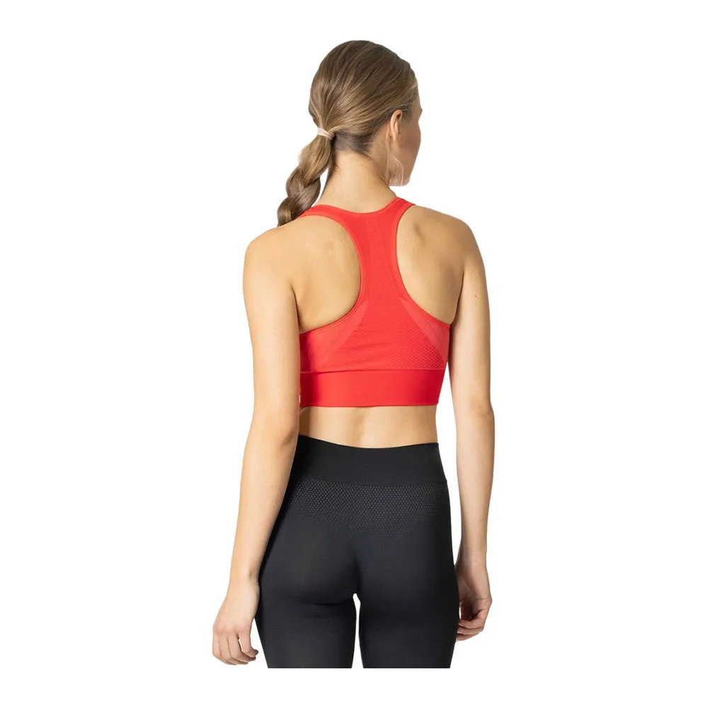 Odlo SEAMLESS MEDIUM - Brassière Femme cayenne