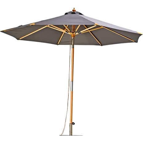 Laval parasol Ø 3m - grå