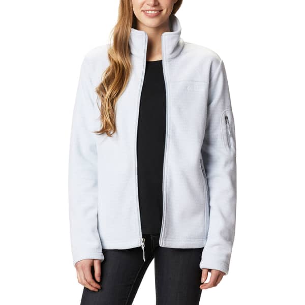 Veste polaire randonnée COLUMBIA FAST TREK PRINTED JKT CIRRUS GREY SPA