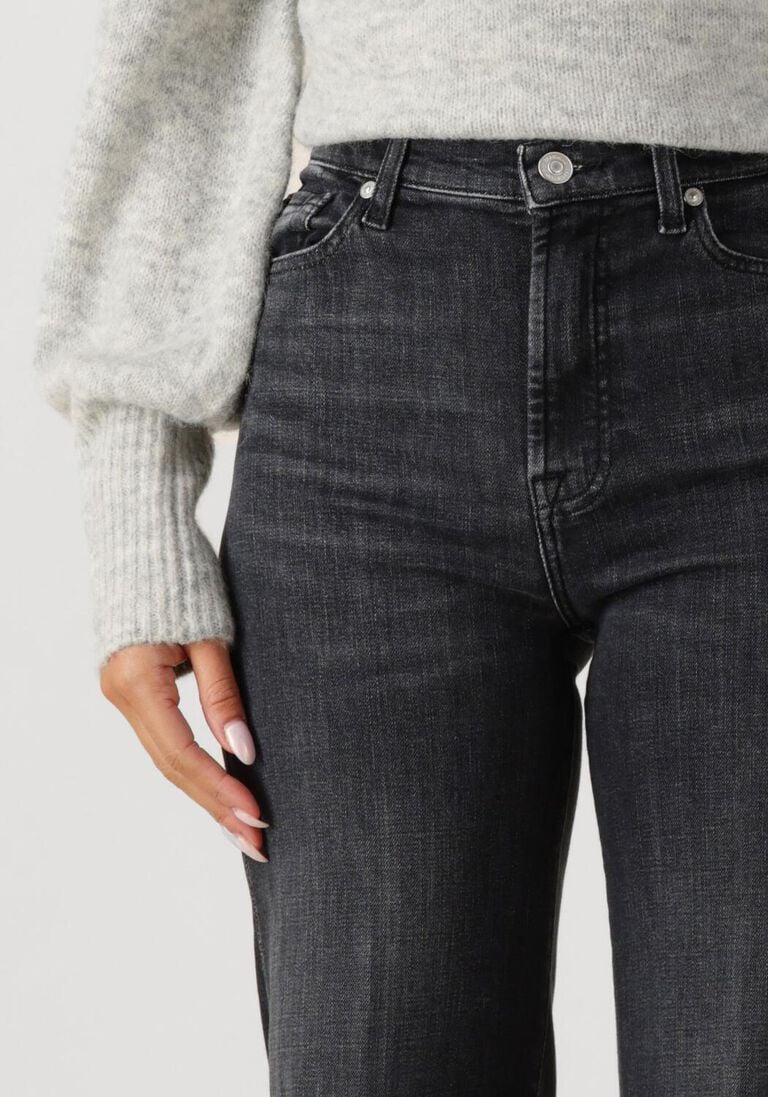 donkergrijze 7 for all mankind wide jeans modern dojo