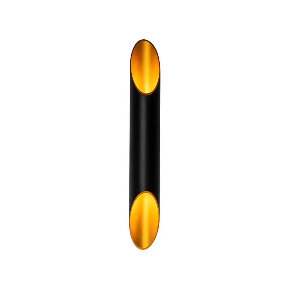 Qazqa wandlampen organo zwart gu10