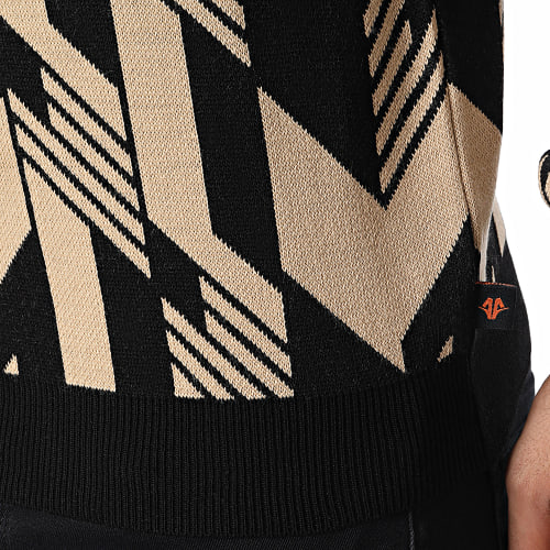 Pull AVH-179 Beige Noir