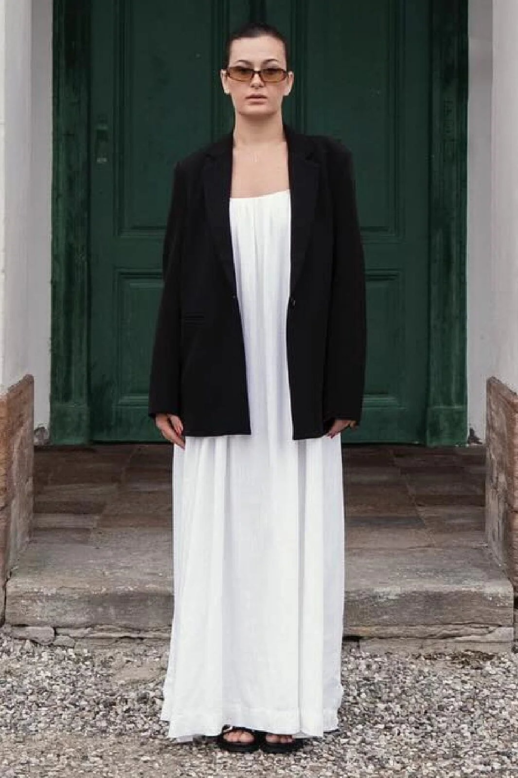 Neo Noir Allie Soft Linen Dress