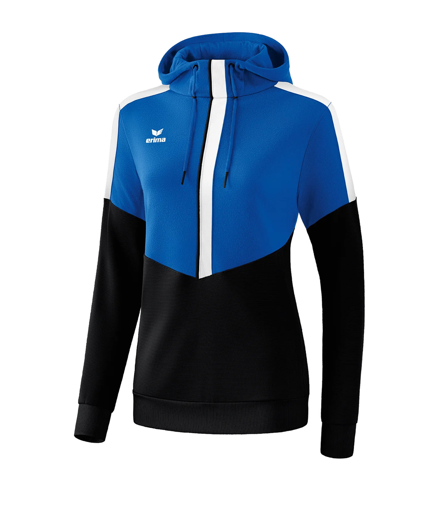 Erima Squad Hoody Damen Blau Schwarz