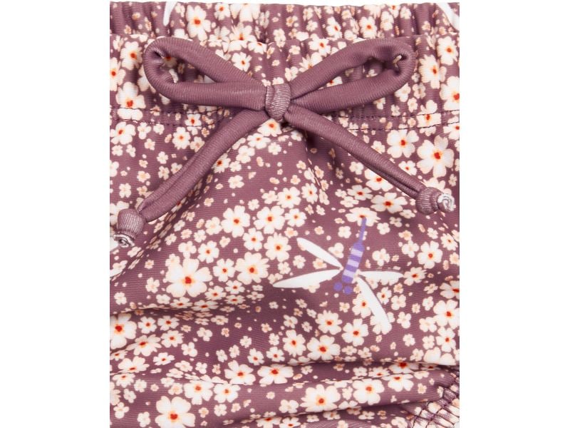 Playshoes Schwimmwindel Blümchen Violett Gr. 74/80 Windelhose für Mädchen mit UV-Schutz