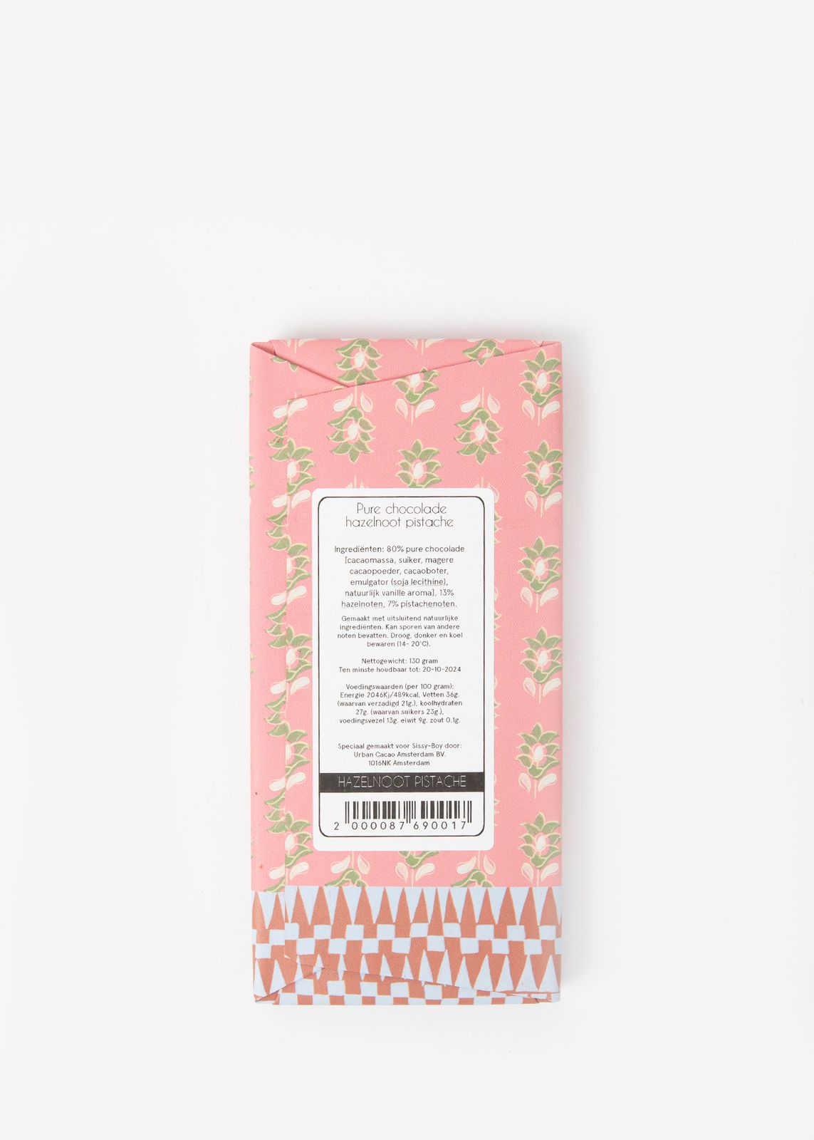 Chocoladereep puur Hazelnoot Pistache