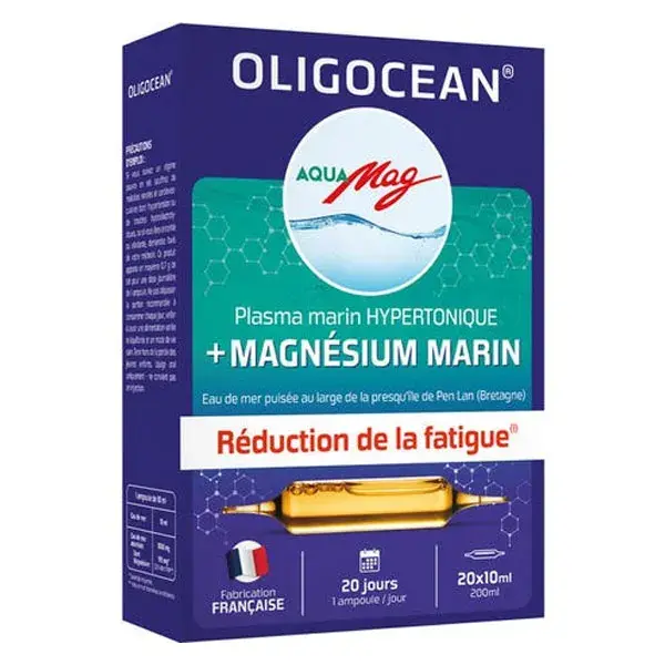 Superdiet Oligocean Aquamag Program 20 ampolas de 15ml