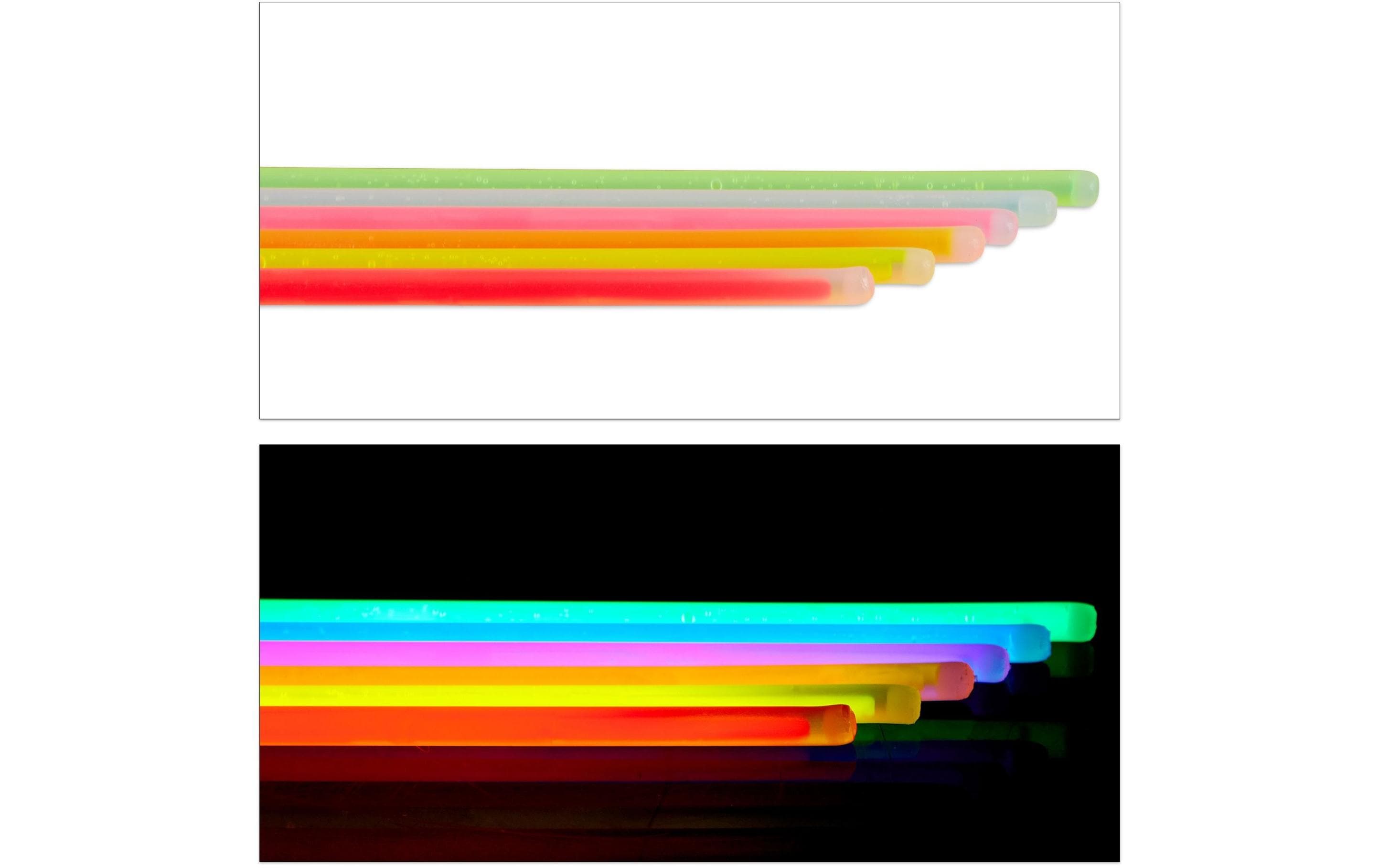 Knicklicht Mehrfarbig 100 Stück, 20 x 0.5 cmLeuchtsticks