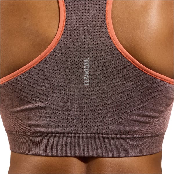 Brassière trail ODLO SEAMLESS MEDIUM CERAMICOOL SPORTS BRA W LIVING CORAL MELANGE
