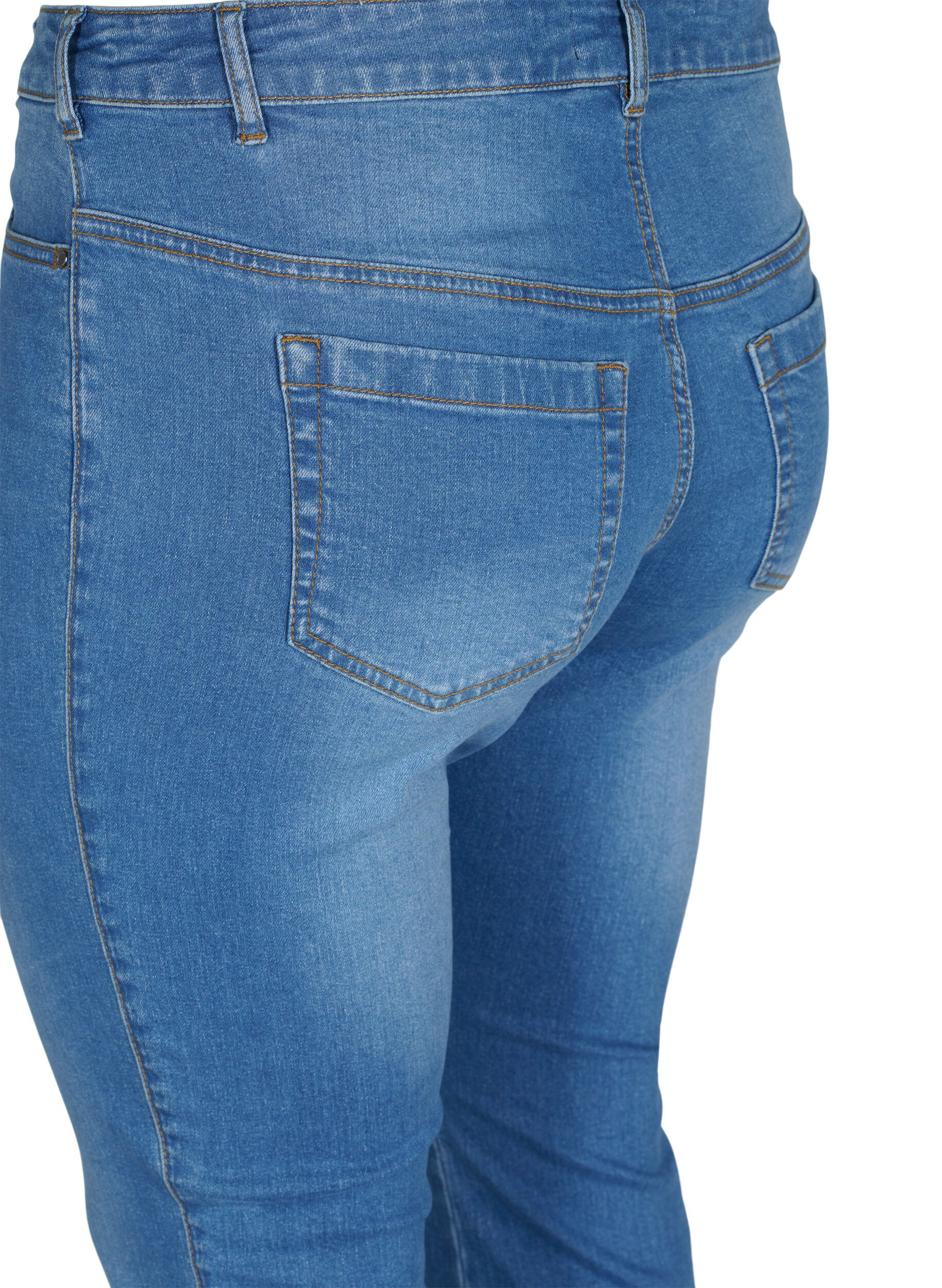Ellen bootcut jeans med høj talje