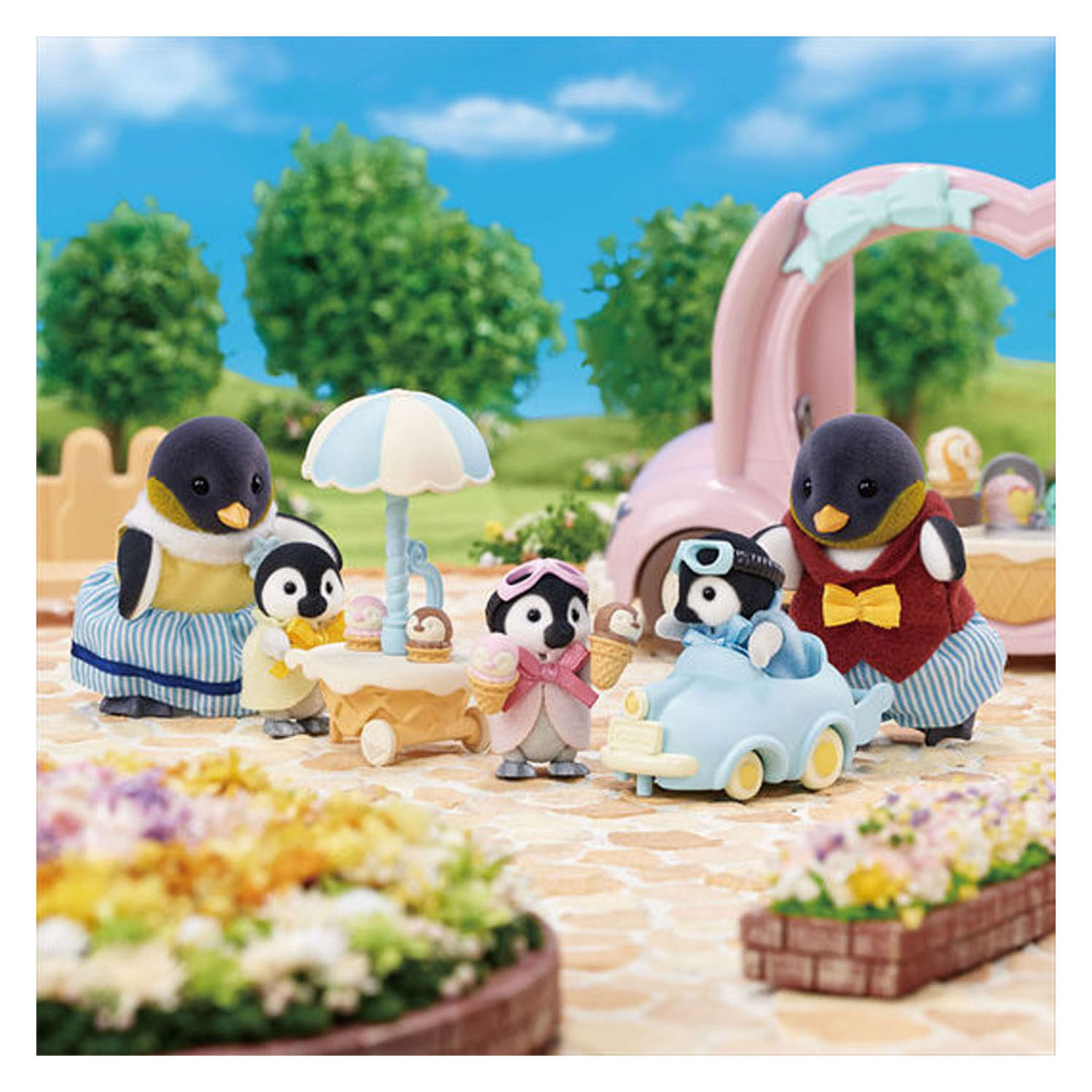 Sylvanian Families 5695 Pinguïn babies speelset