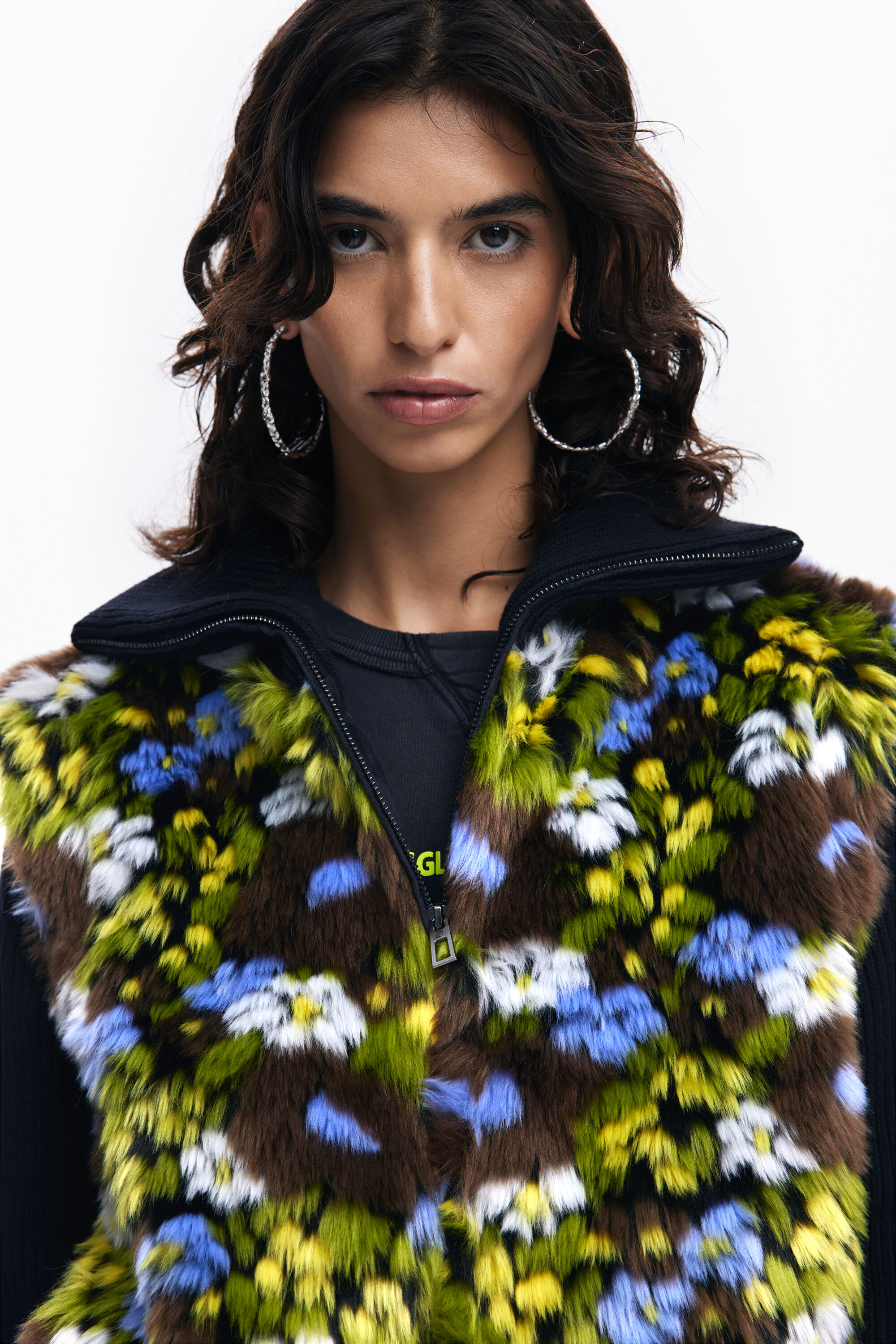 Chaqueta cores flores